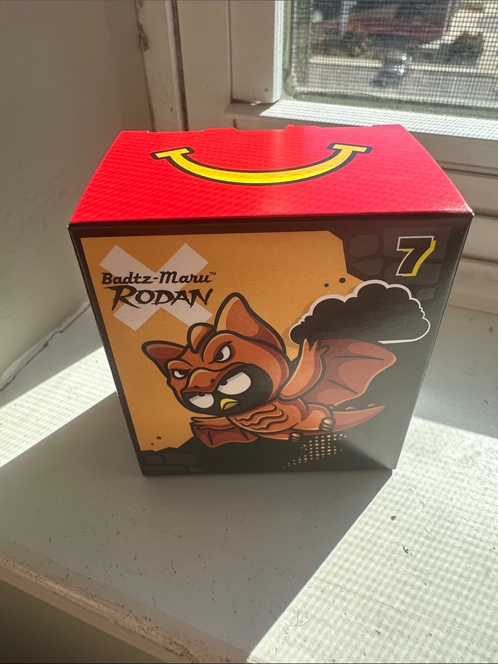 McDonald's Badtz-Maru Rodan Game Box - Red, Yellow, Black